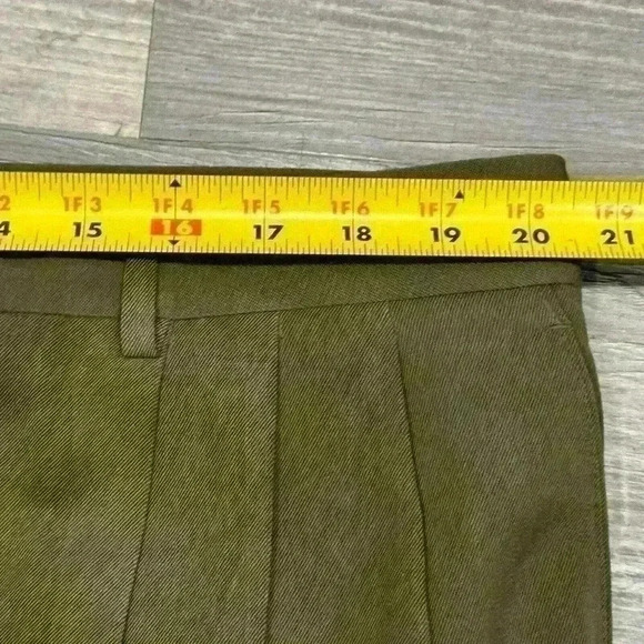 Vintage Monsieur By Givenchy Pleated Dress Pants Mens 40R Brown Made in USA - Picture 11 of 16